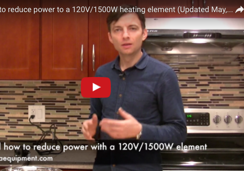 120V power controller brewing