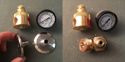 regulate water pressure when chilling fermenters