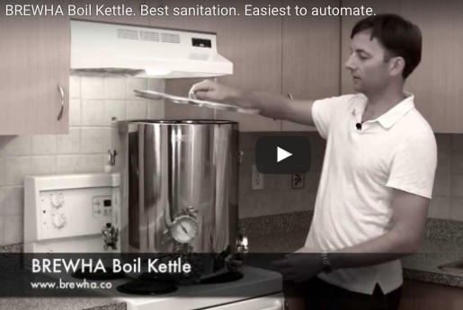 stainless boil kettle 15 gal
