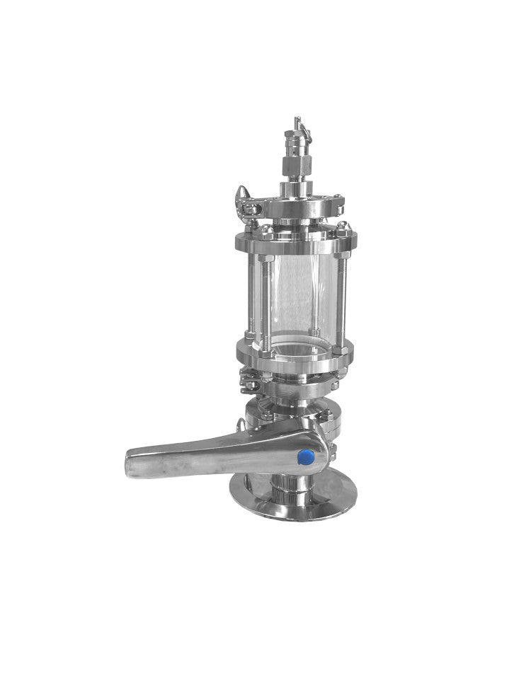 dry hop assembly sight glass