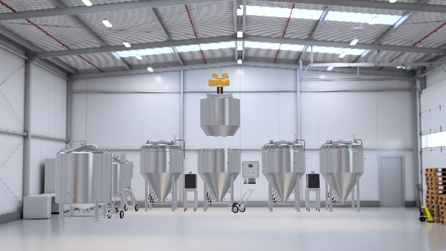 15BBL Brewhouse and Fermenter (18HL BIAC Beer Brewing System)