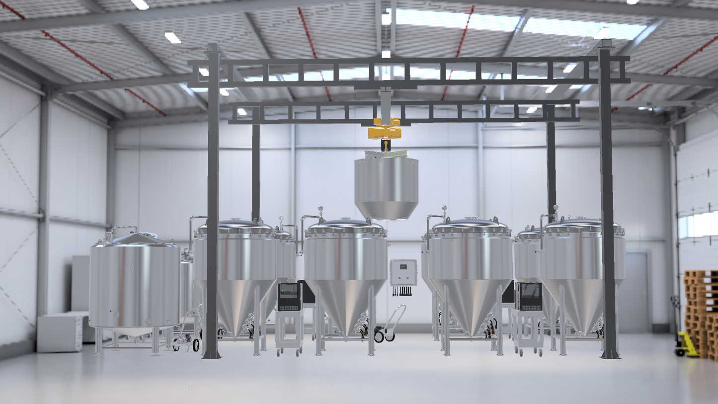 15BBL 17HL complete brewery