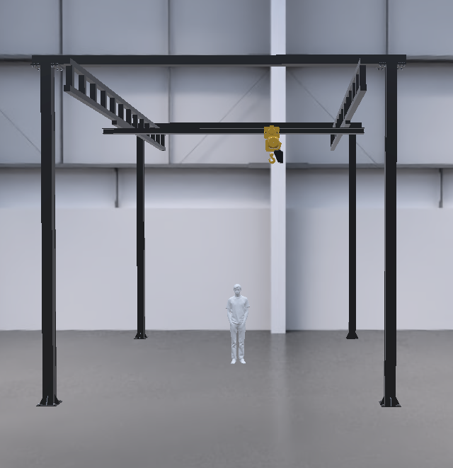 Kito Harrington Electric Chain Hoist and Trolley
