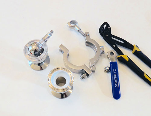 sanitary ball valve disassemble