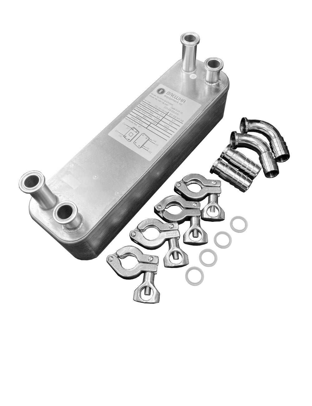 Fusion Bonded Plate Heat Exchanger (not copper brazed)