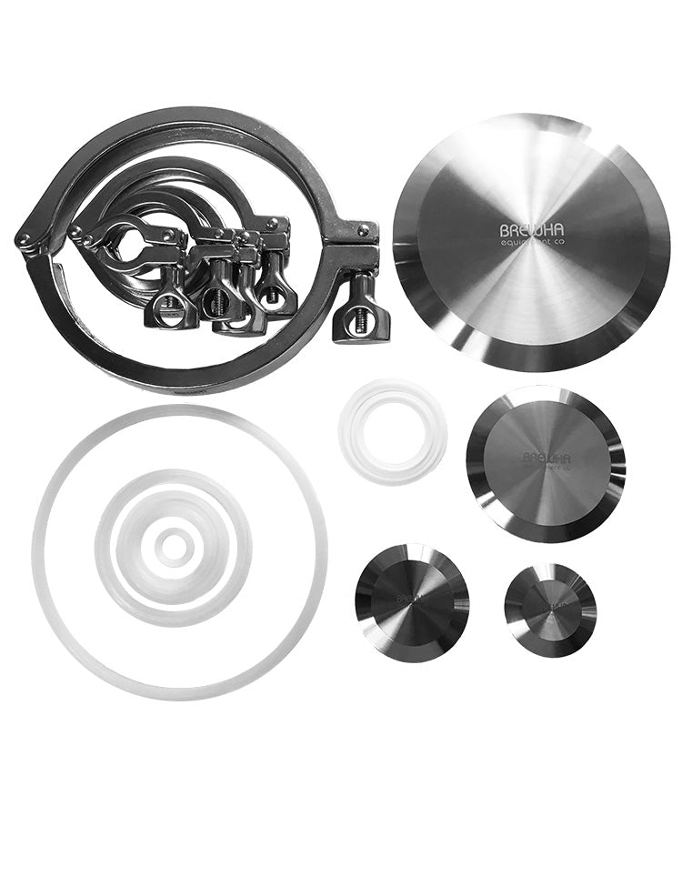Stainless sanitary cap