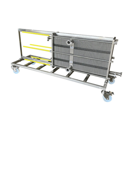 Dual 2-Stage Stainless Steel Counter Current Plate Heat Exchanger Chiller