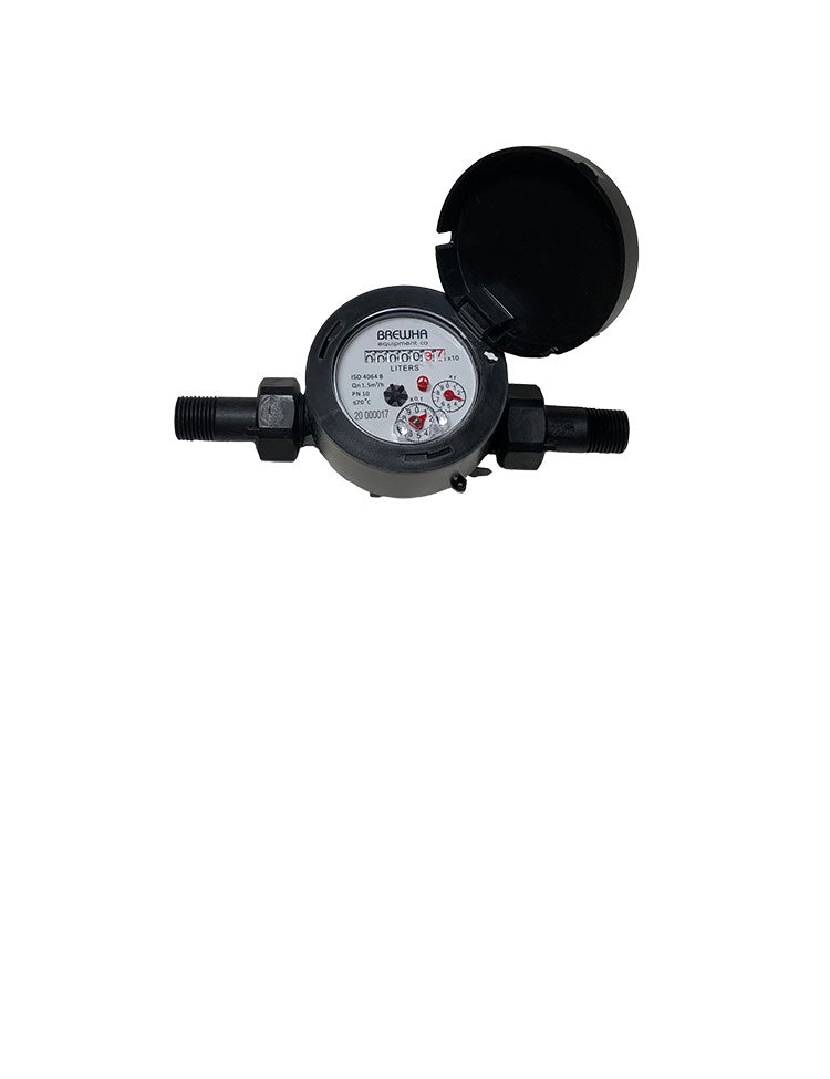 water flow meter single jet NPT