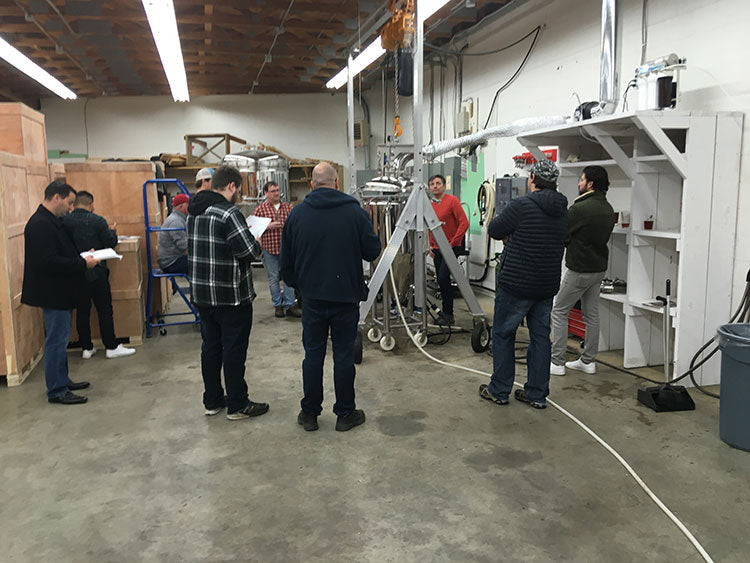 Brewing workshop masterclass at our shop in Victoria, BC