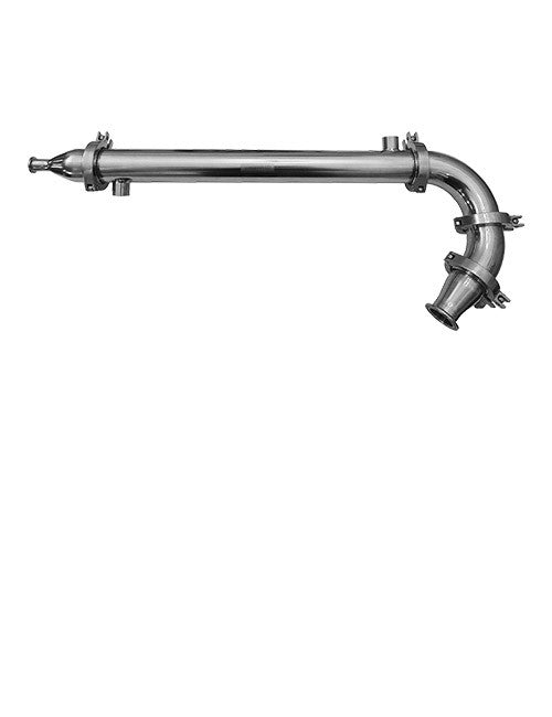 Shotgun condenser for distillation