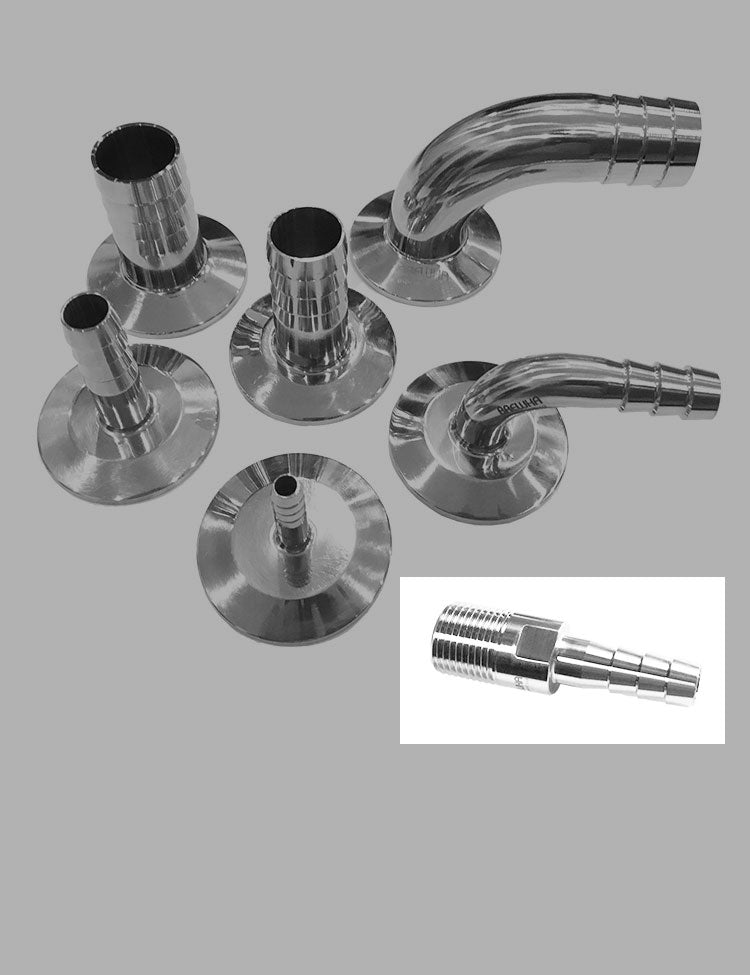 Stainless Sanitary Hose Barb Fittings