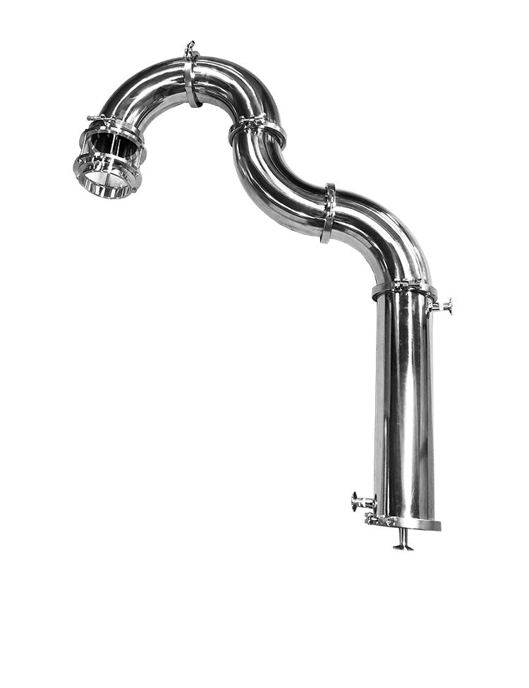 Non Mixing Steam Condenser for brewing beer