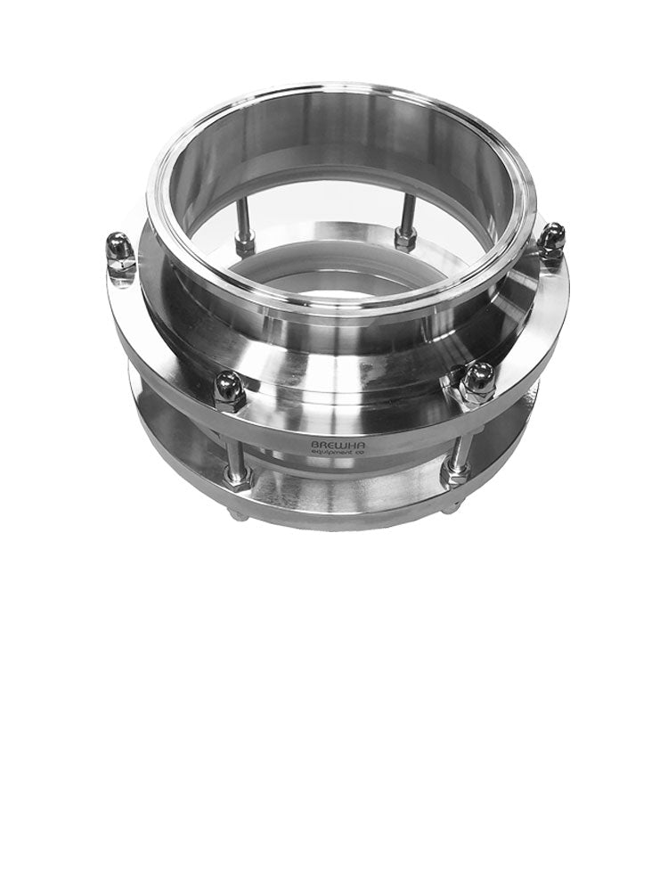 6" sanitary sight glass