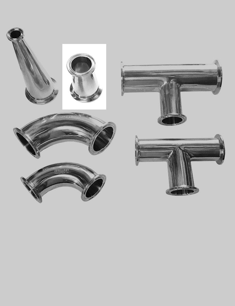 sanitary reducer 1.5 to 2"