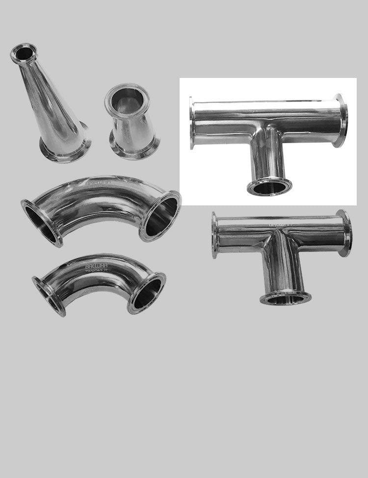 sanitary reducing tee