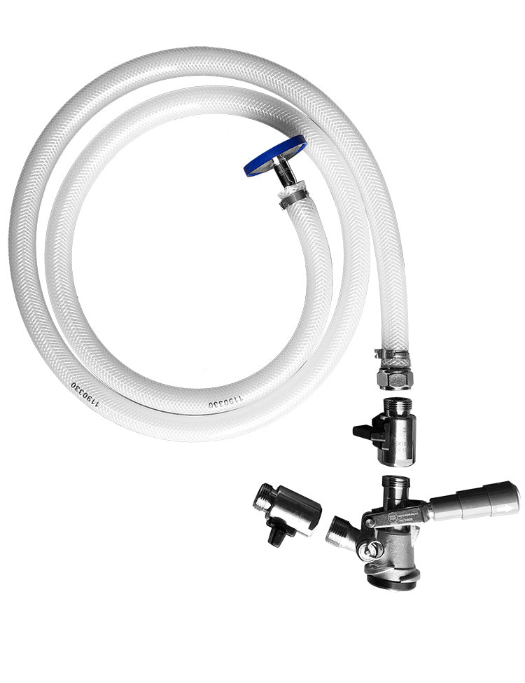 sanke D keg beer transfer racking hose with coupler