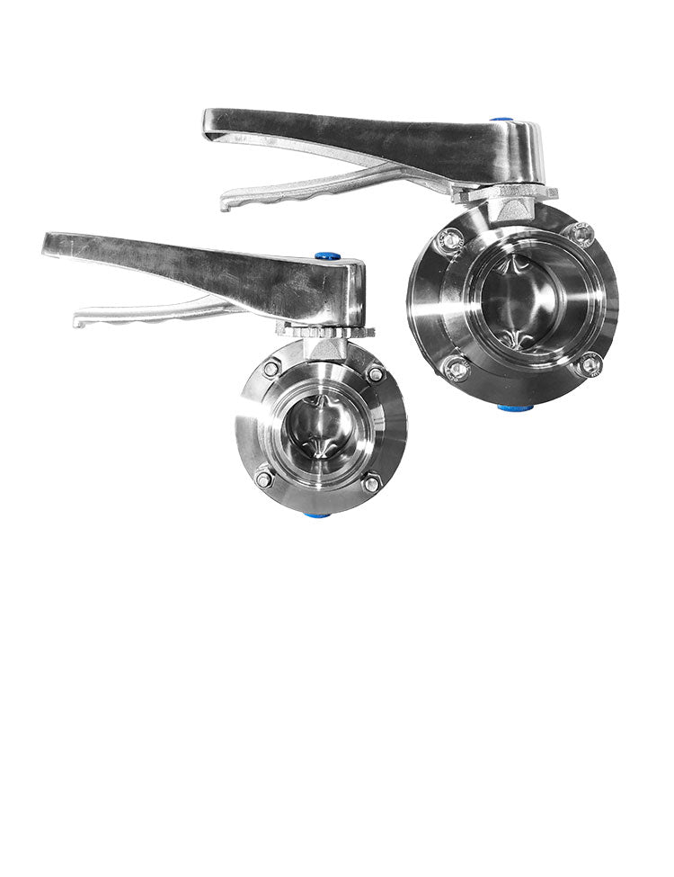 stainless sanitary butterfly valve