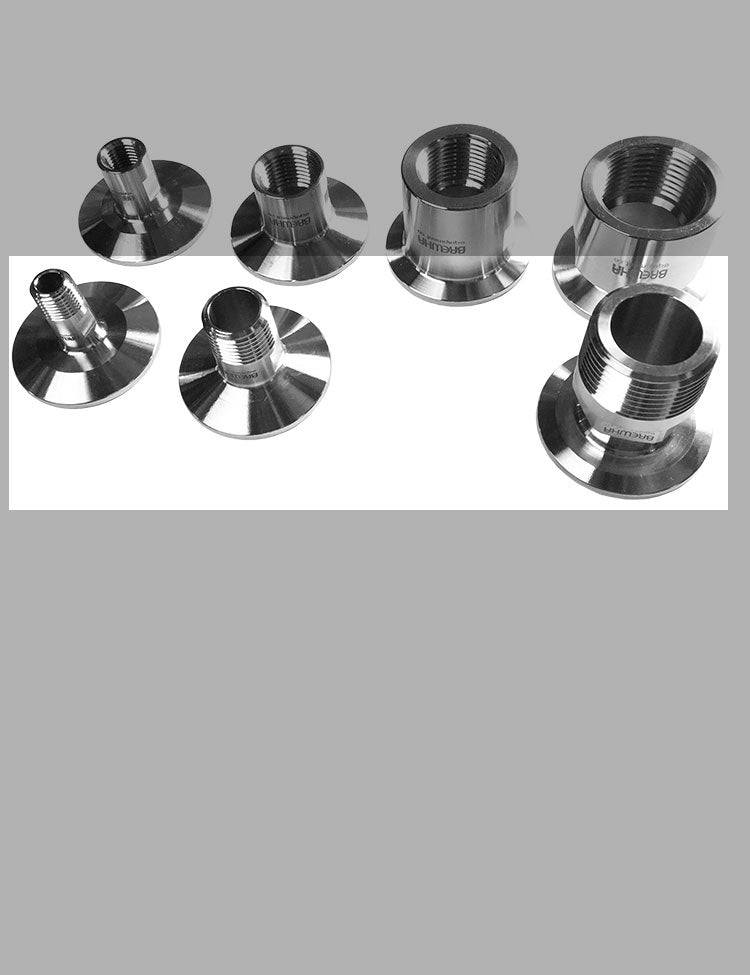 sanitary stainless tc nipples