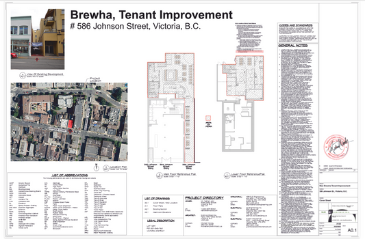 Brewery Floorplan Drawings
