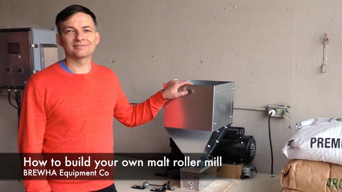 How to assemble a grain roller mill for a microbrewery/brewpub