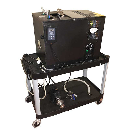 economical brewery chiller for controlling fermentation temperature