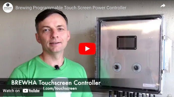 Programmable Brewery Touchscreen Power Controller