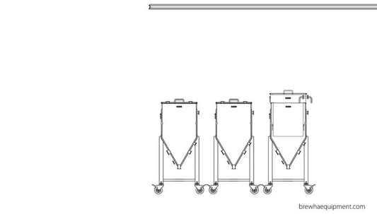 unload spent grain grist from mash tun