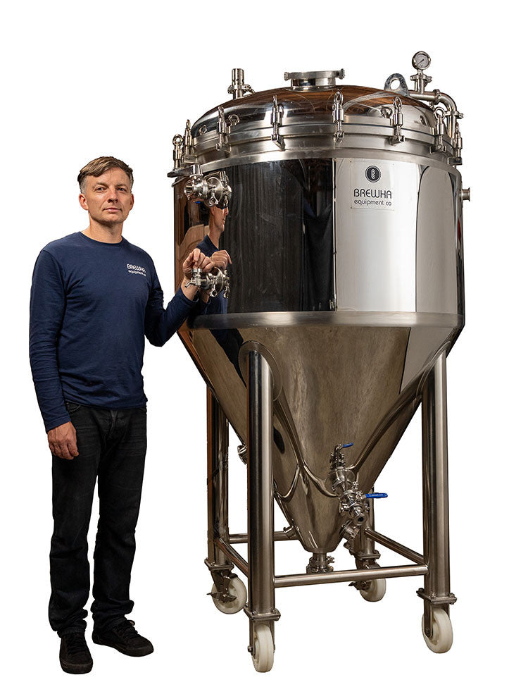 7BBL 8HL 5-in-1 Jacketed Conical Fermentor Unitank