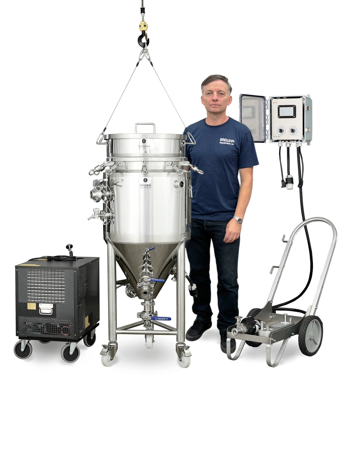 All in One Pilot Brewing System 15USG 60L Large BIAC (5-in-1 240V 25A)
