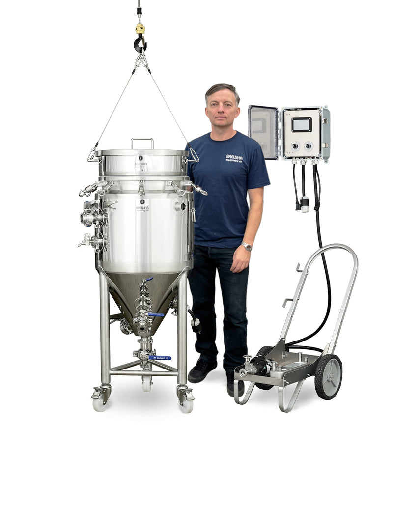 complete commercial quality compact pilot brewing system