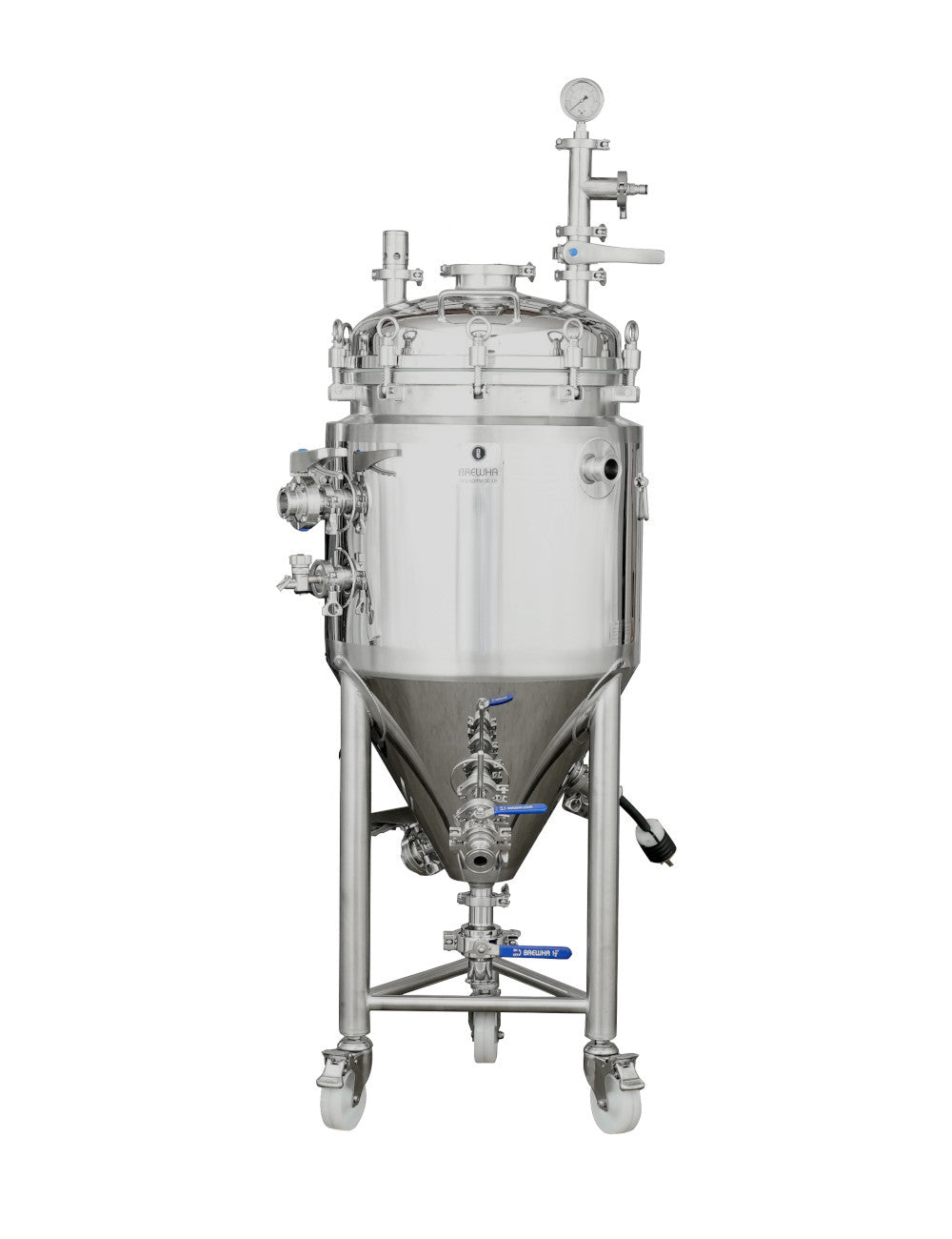 conical fermenter tank pilot front