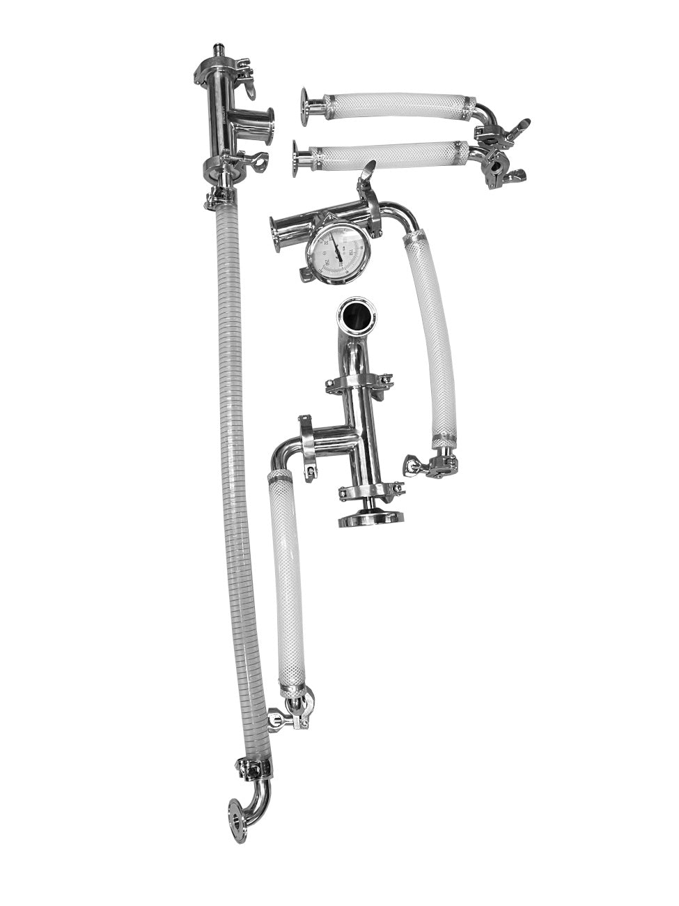 hose kit assembly for fusion bond plate chiller