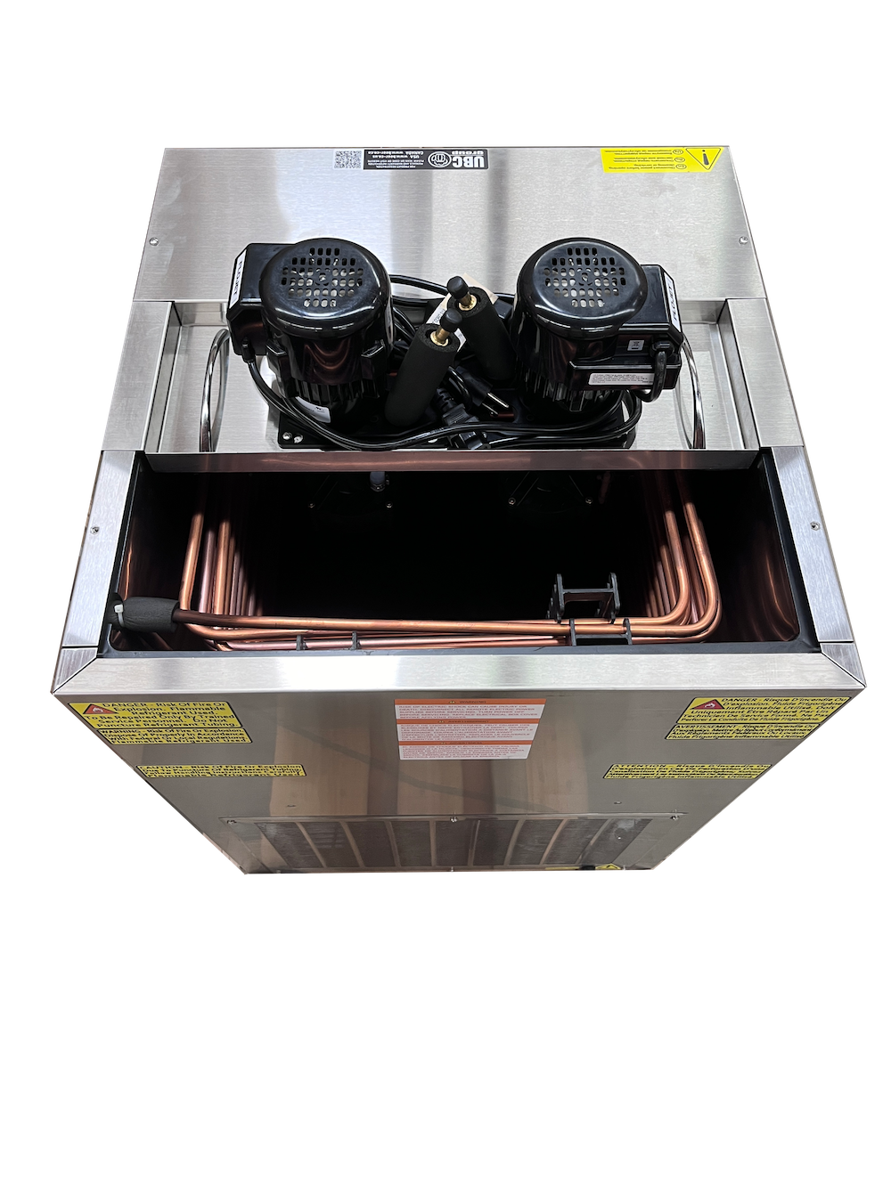 glycol water chiller with two pumps