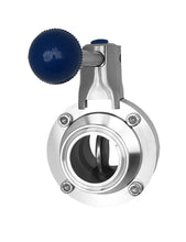 Load image into Gallery viewer, tri clover clamp butterfly valve sanitary inside view