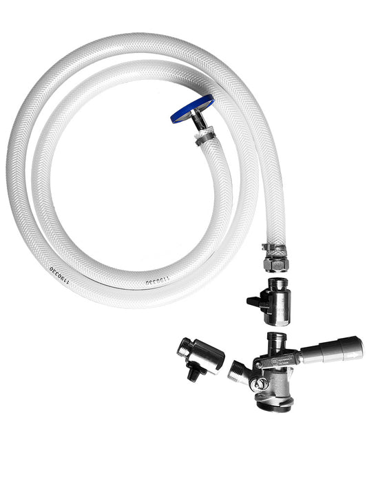sanke D keg beer transfer racking hose with coupler
