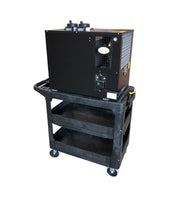 Load image into Gallery viewer, Heavy Duty Utility Cart with Swivel Casters, Flat Top, and Shelves